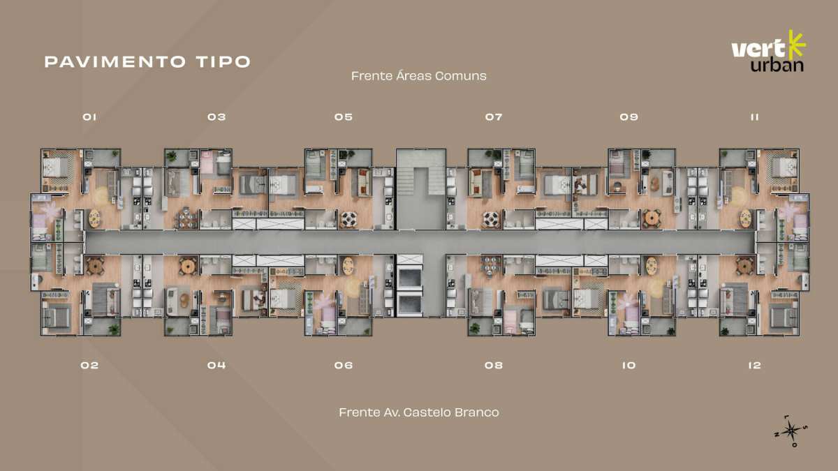 Apartamento à venda com 2 quartos, 49,96m² - Moinhos,Lajeado