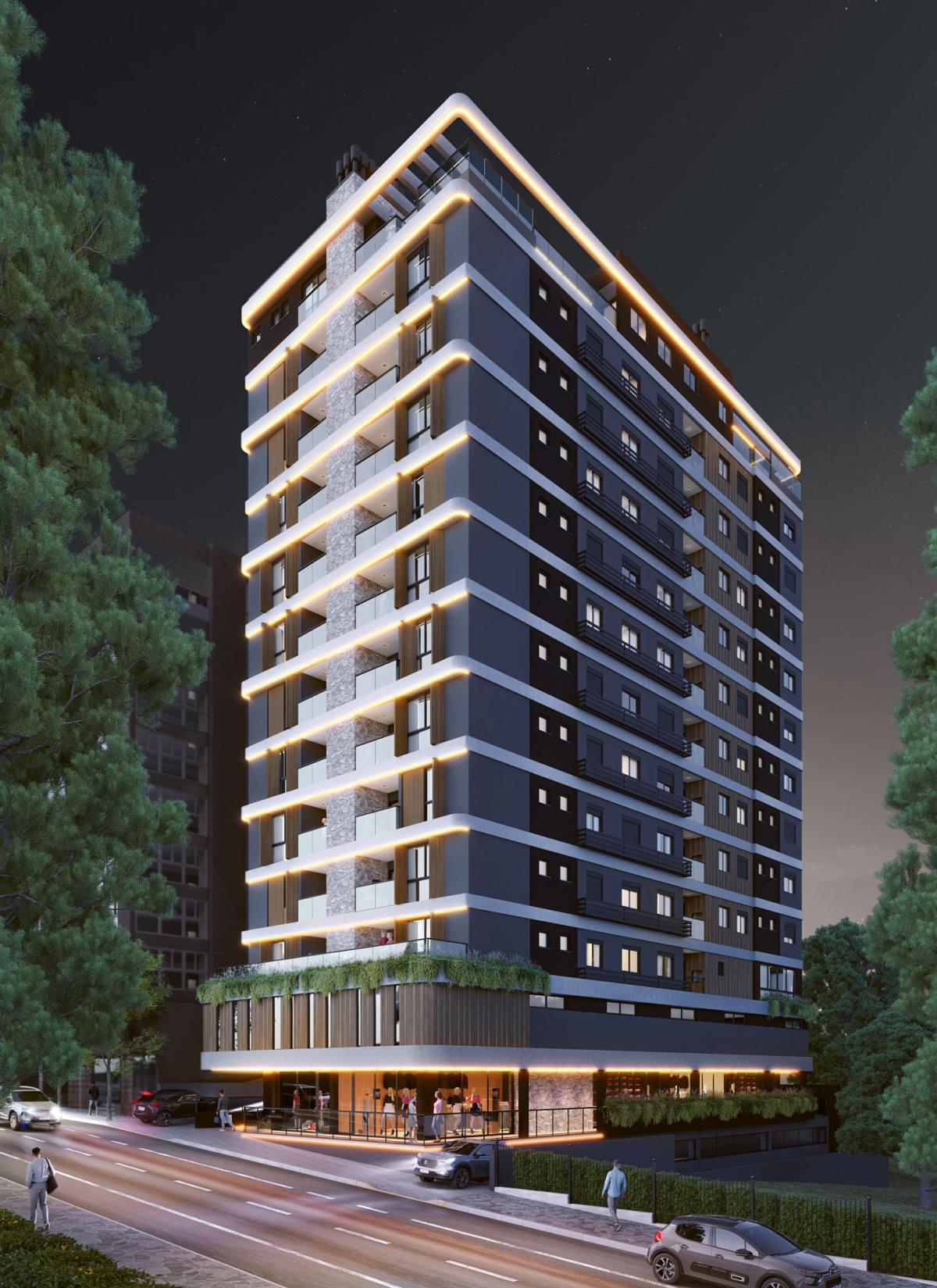  - Loft à venda, no Golden Life,  em Lajeado, Centro, com 1 quarto, 26,73m²