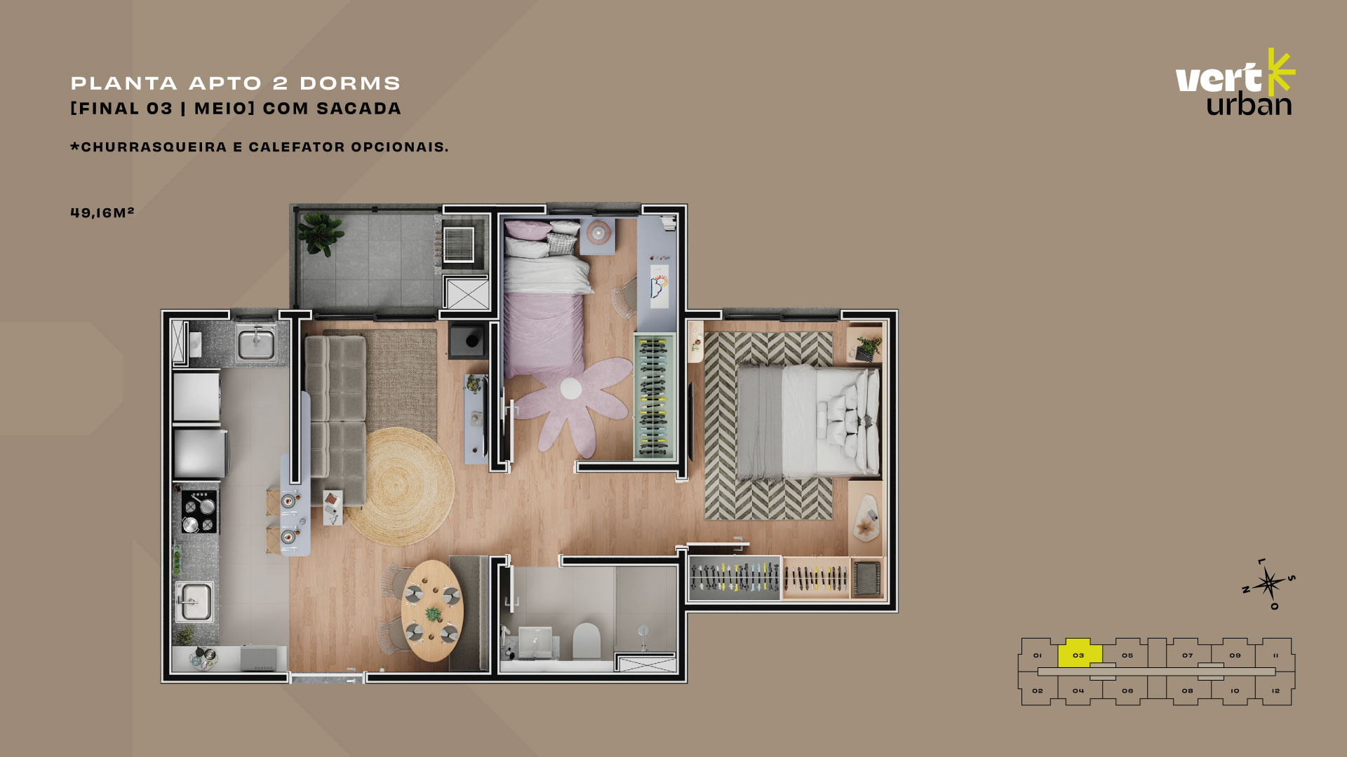 Planta -  - Cleimar Denes Corretor Credenciado PEDÓ IMÓVEIS